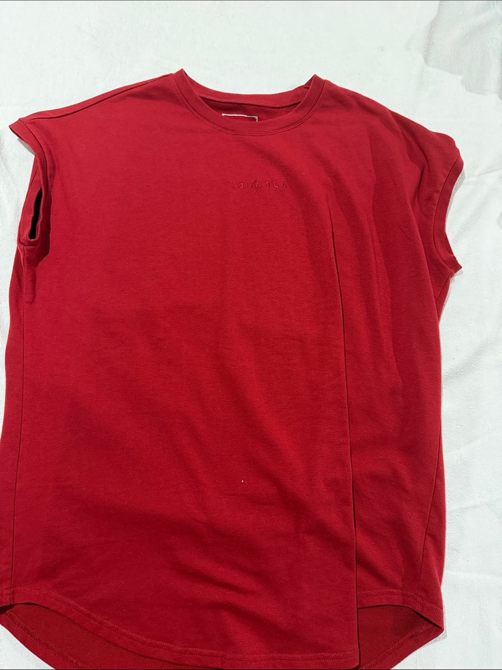 YoungLA Red Short Sleeve Crewneck Tee